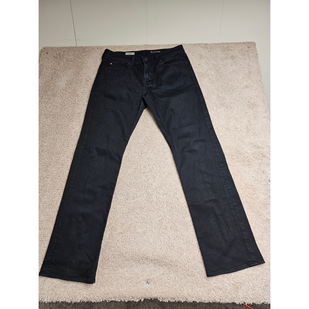Ag Adriano Goldschmmied Men's Straight Jeans - Black